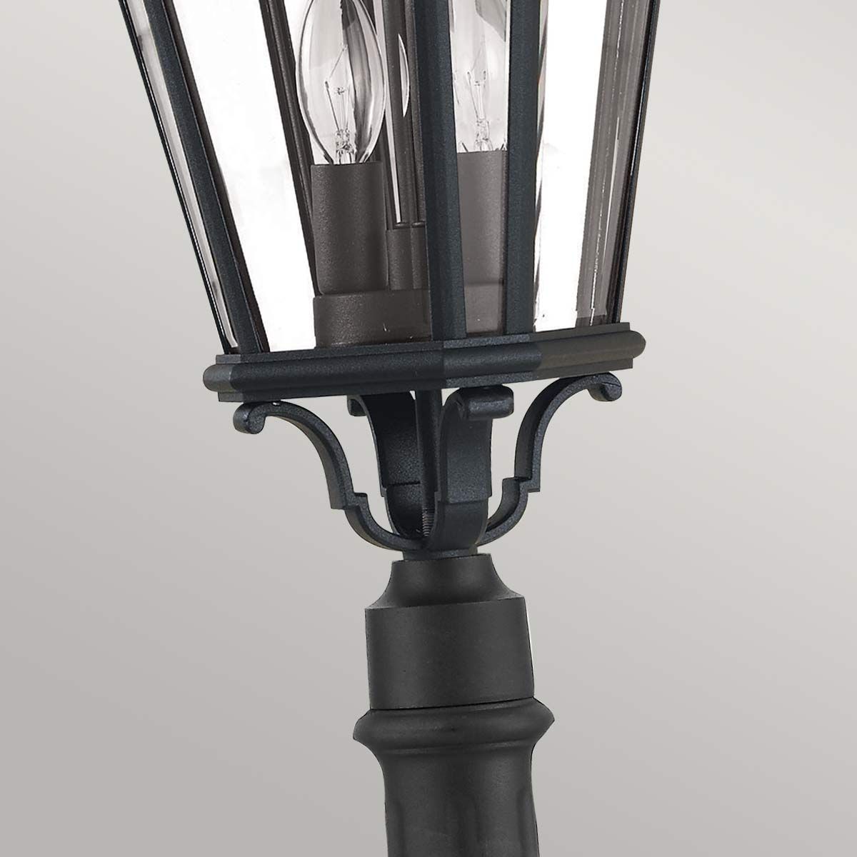 Feiss Cotswold Lane 2 Light Medium Pillar - Black