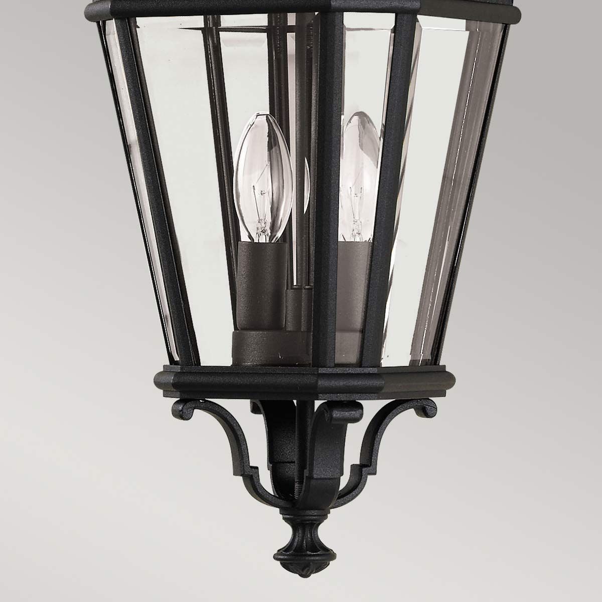 Feiss Cotswold Lane 2 Light Medium Chain Lantern - Black