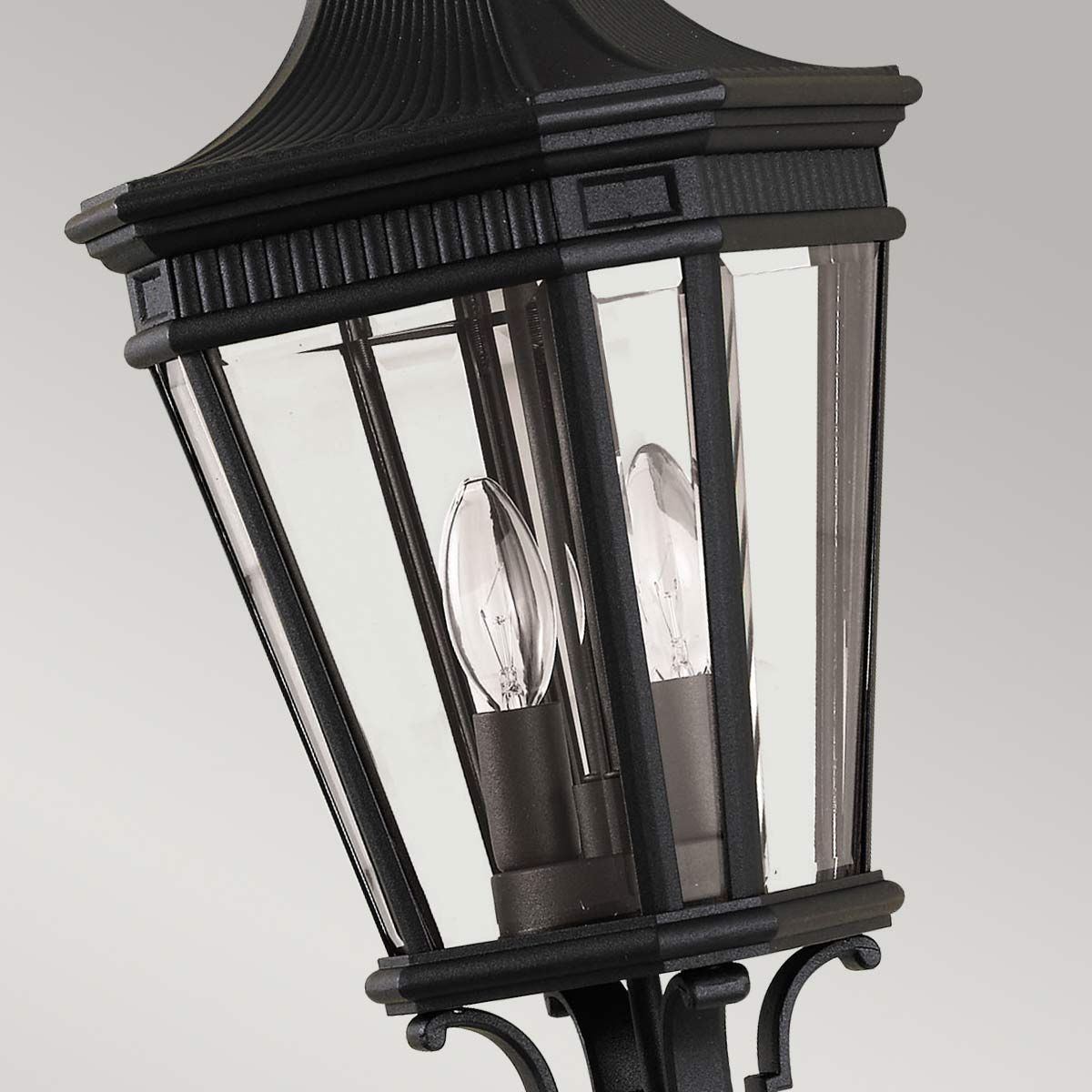 Feiss Cotswold Lane 2 Light Medium Chain Lantern - Black