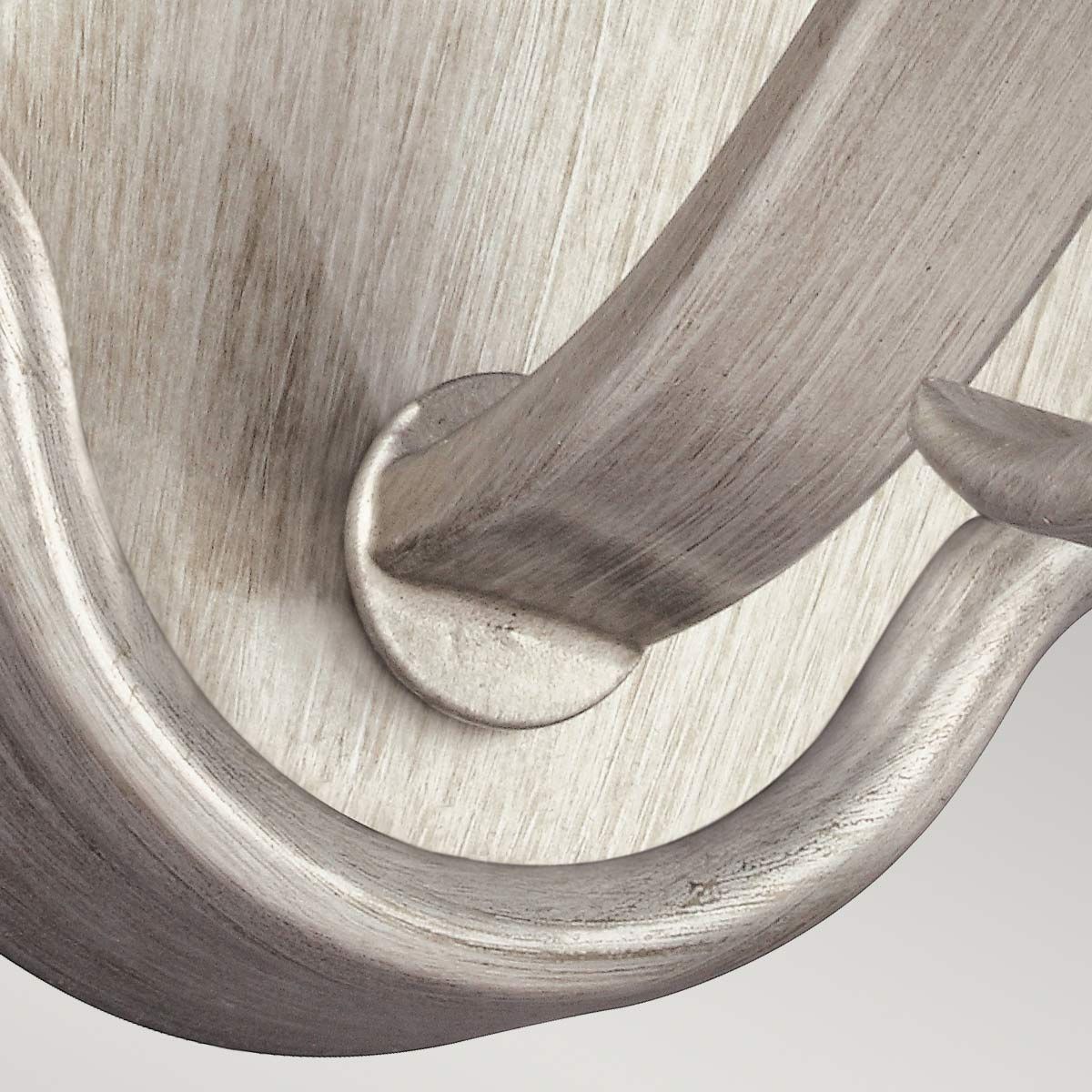 Feiss DeWitt Single Wall Light - Sunrise Silver