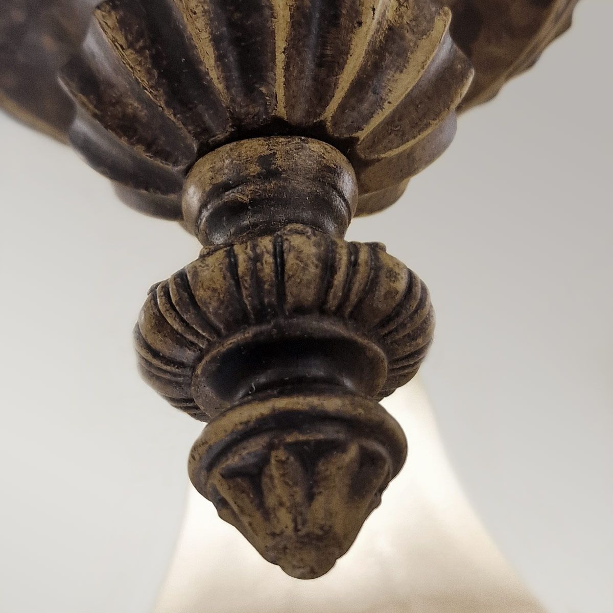 Feiss Drawing Room 5 Light Chandelier - Walnut