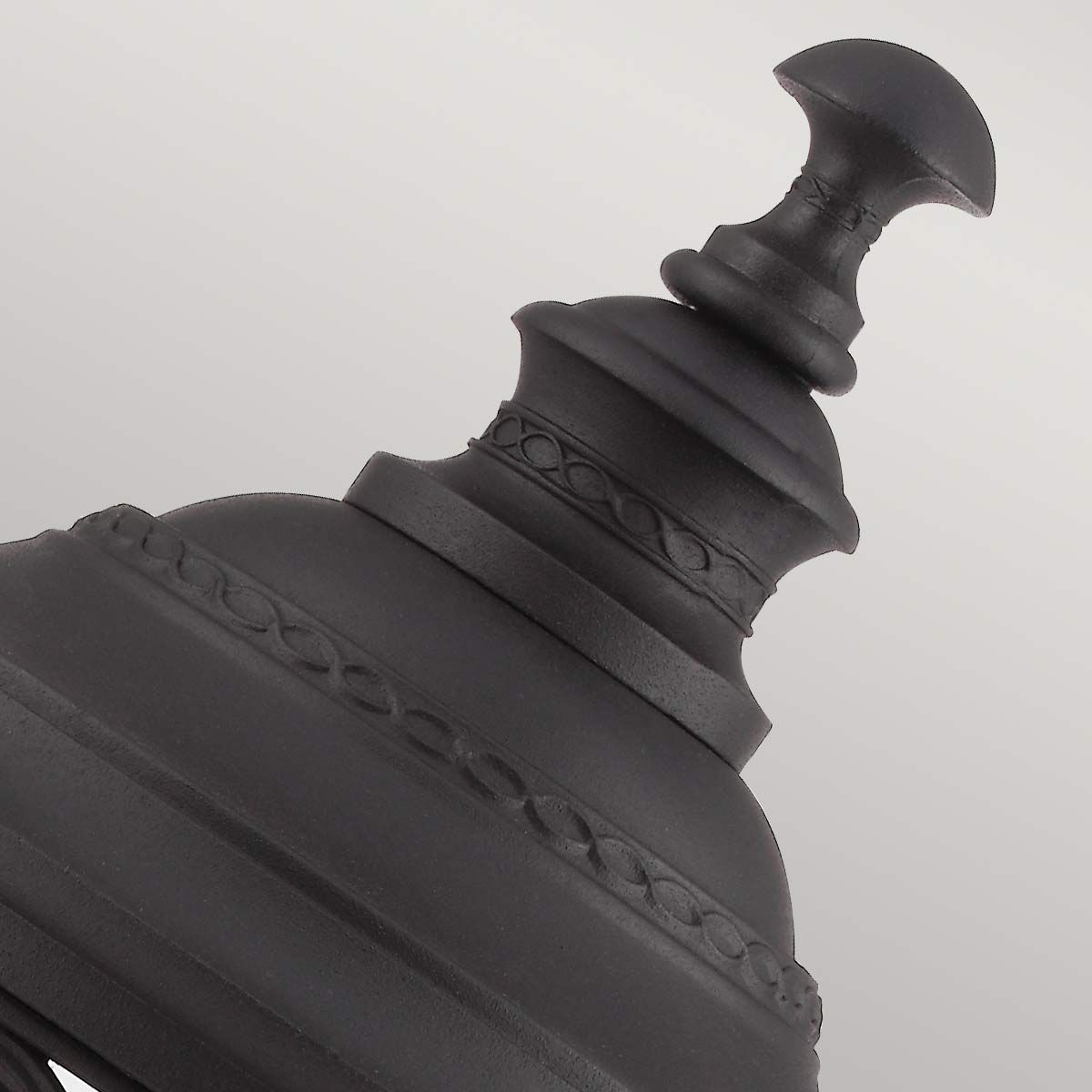 Feiss English Bridle 3 Light Large Pedestal - Black
