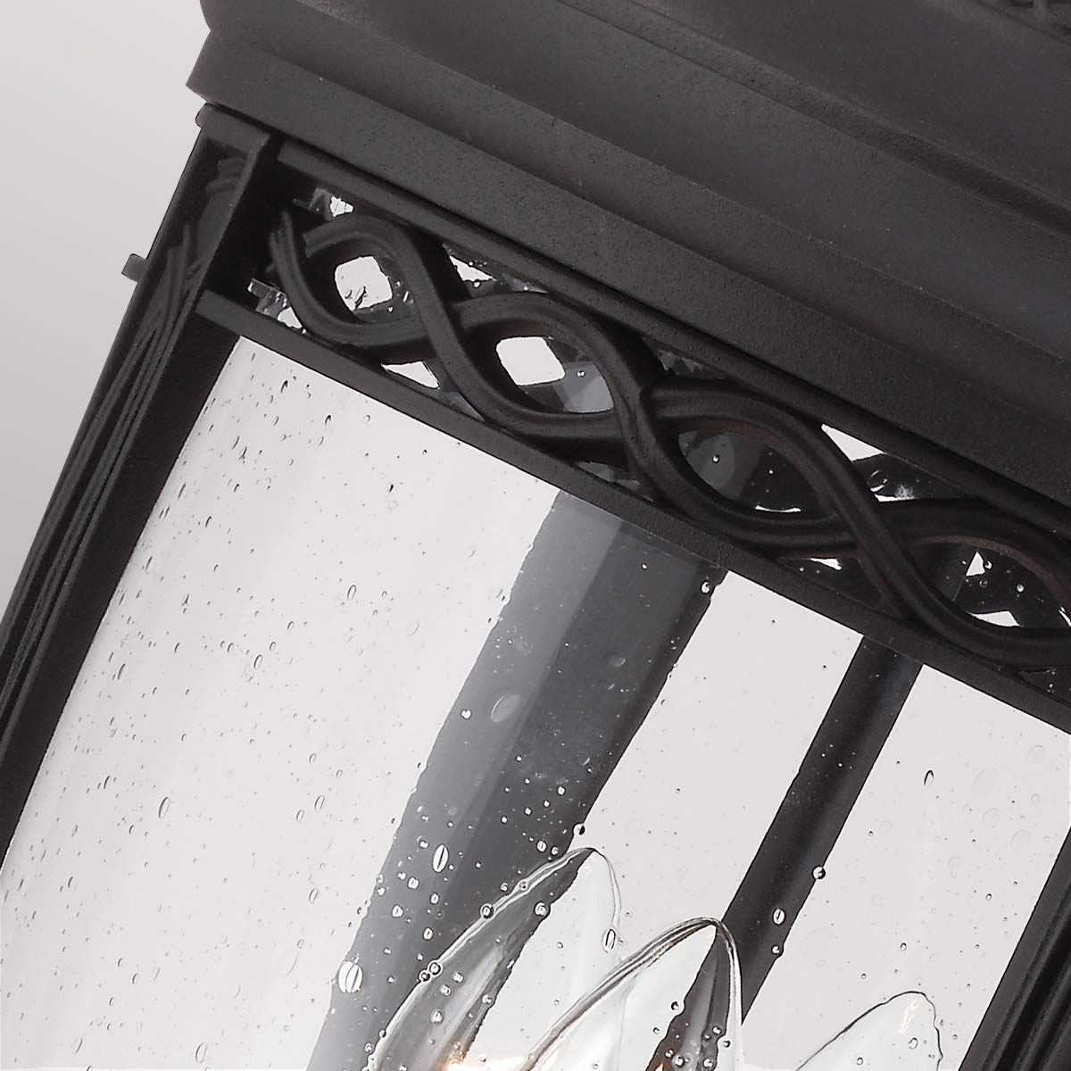 Feiss English Bridle 3 Light Large Pedestal - Black