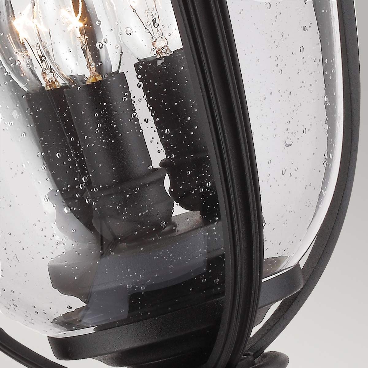 Feiss English Bridle 3 Light Large Pedestal - Black