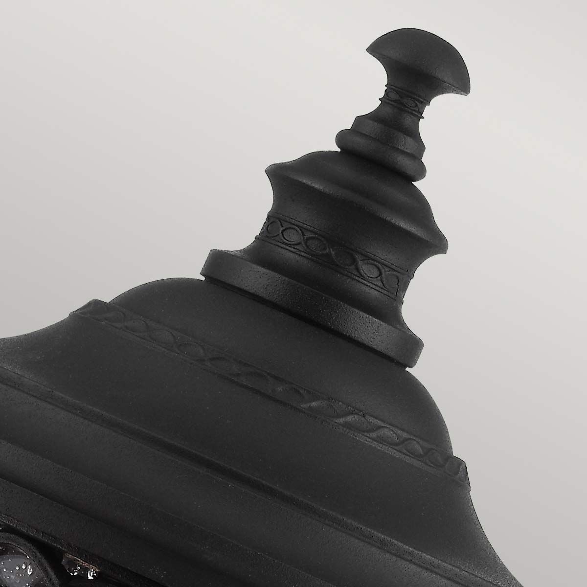 Feiss English Bridle 3 Light Medium Pedestal - Black