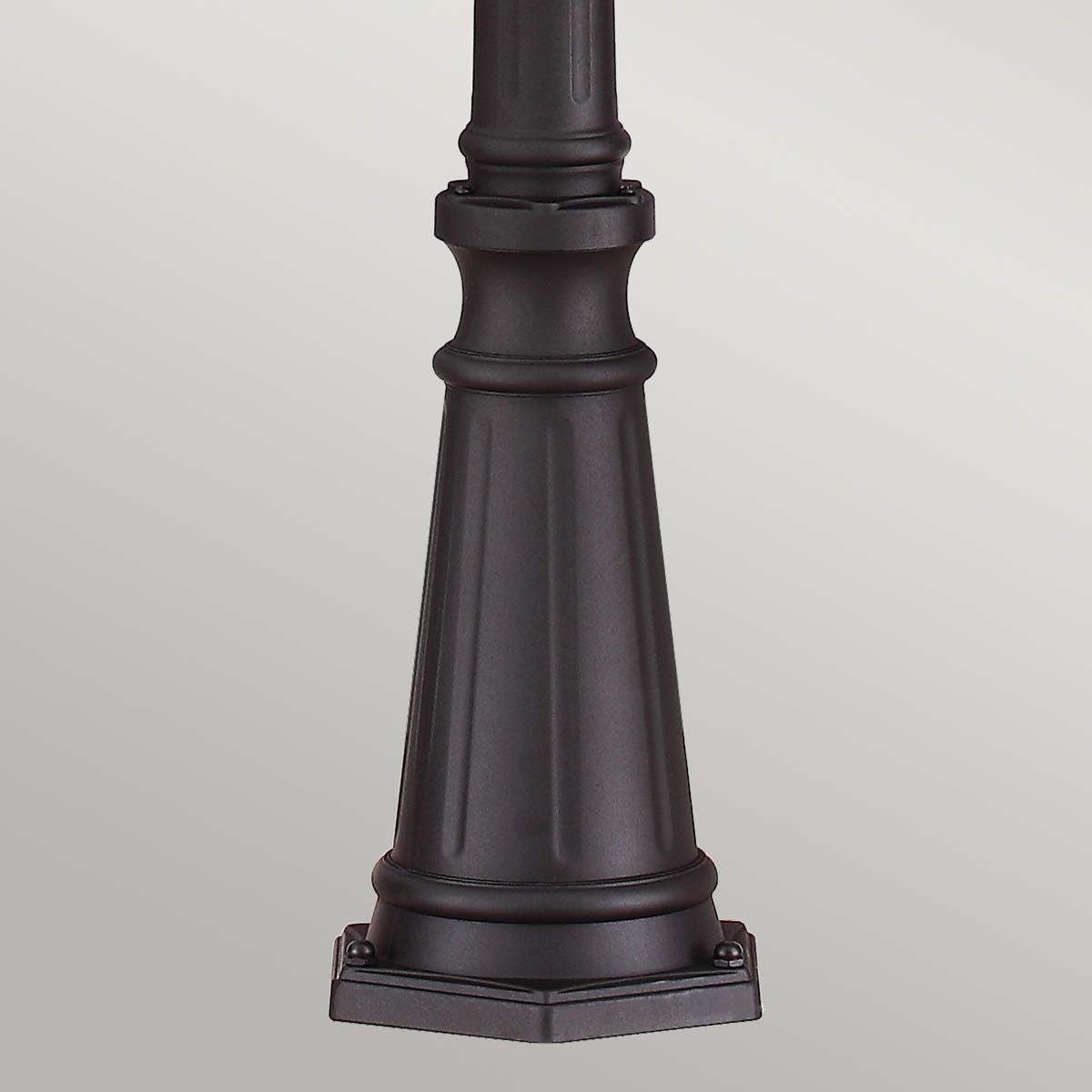 Feiss English Bridle 3 Light Large Lamp Post - Black