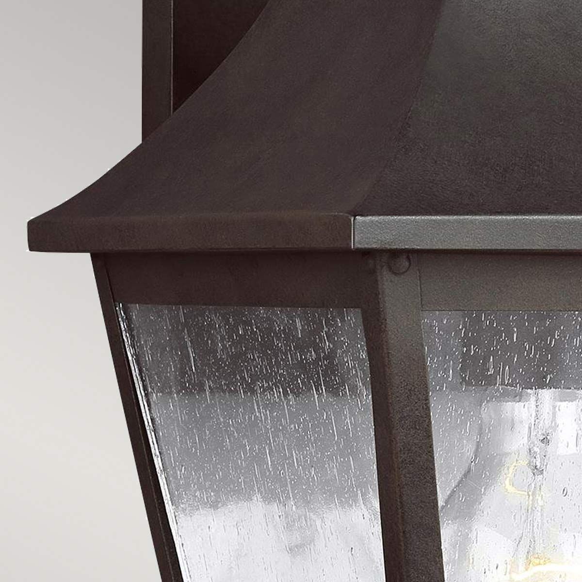 Feiss Galena Single Medium Wall Lantern - Sable