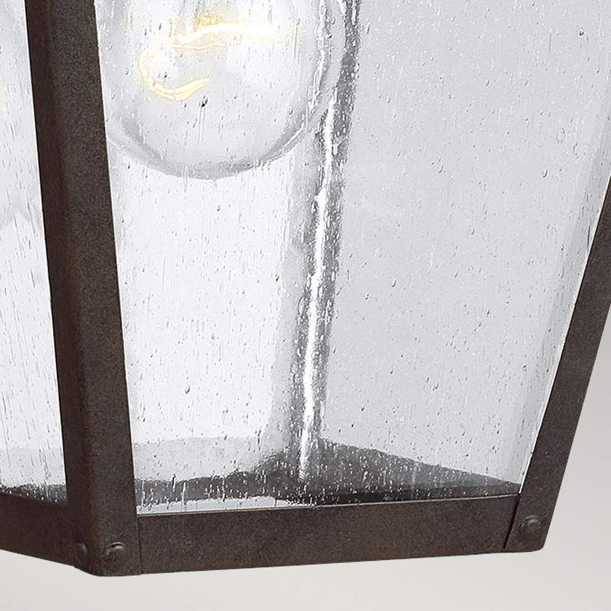 Feiss Galena Single Medium Wall Lantern - Sable
