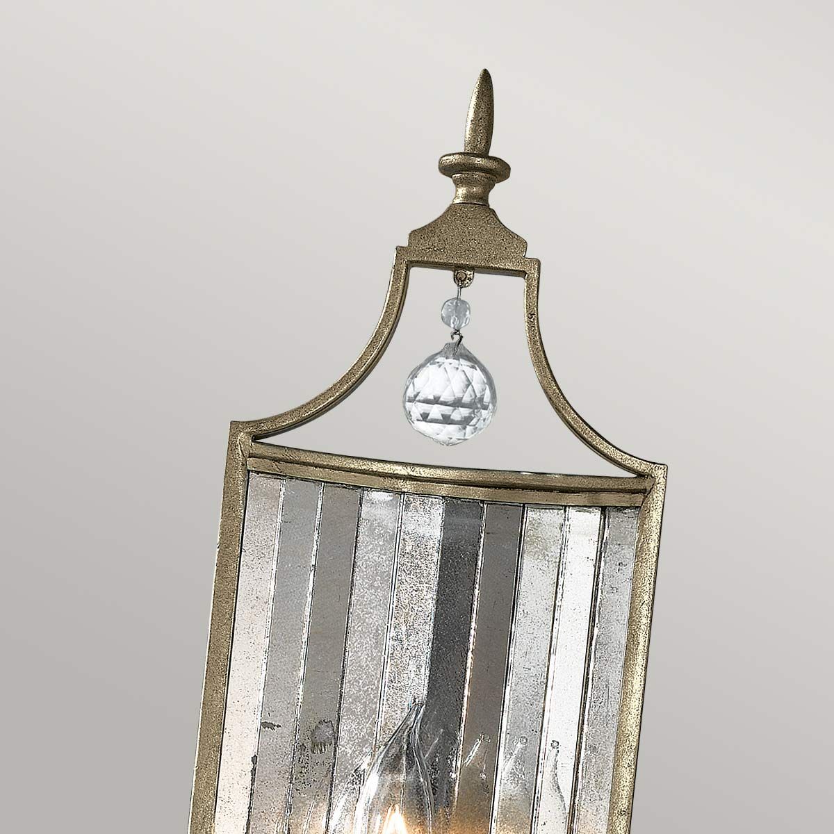 Feiss Gianna Single Wall Light - Gilded Silver