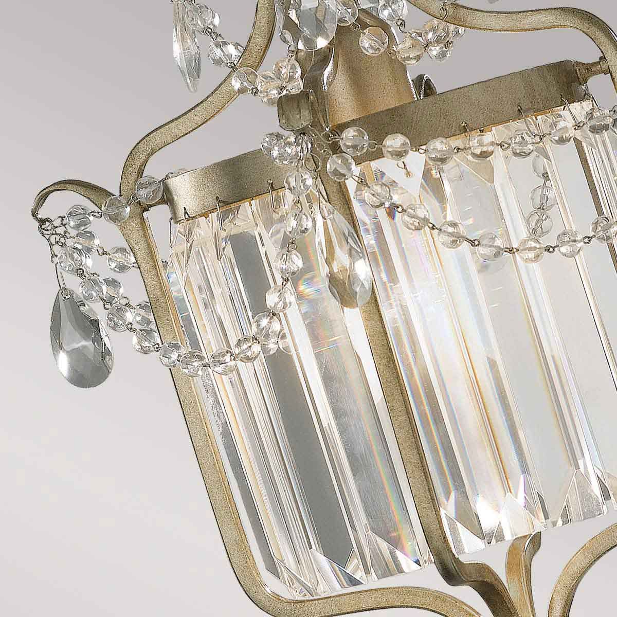 Feiss Gianna Single Pendant - Gilded Silver