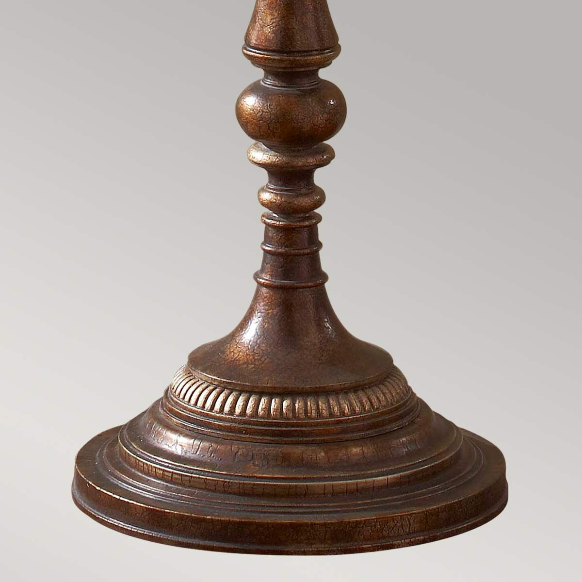 Feiss Gibson Single Floor Lamp - Cambridge Crackle