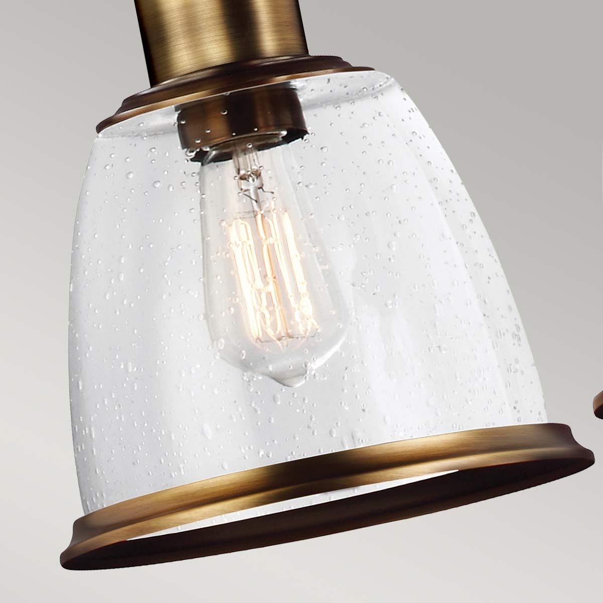 Feiss Hobson 3 Light Island Chandelier - Aged Brass