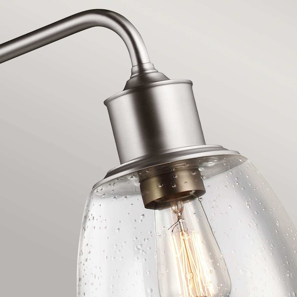 Feiss Hobson 3 Light Island Chandelier - Satin Nickel