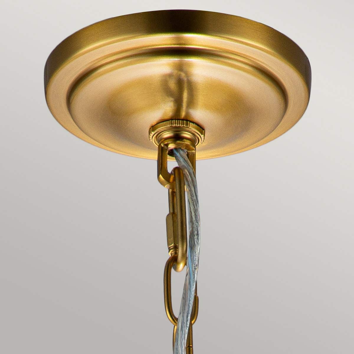 Feiss Hounslow Single Mini Pendant - Burnished Brass