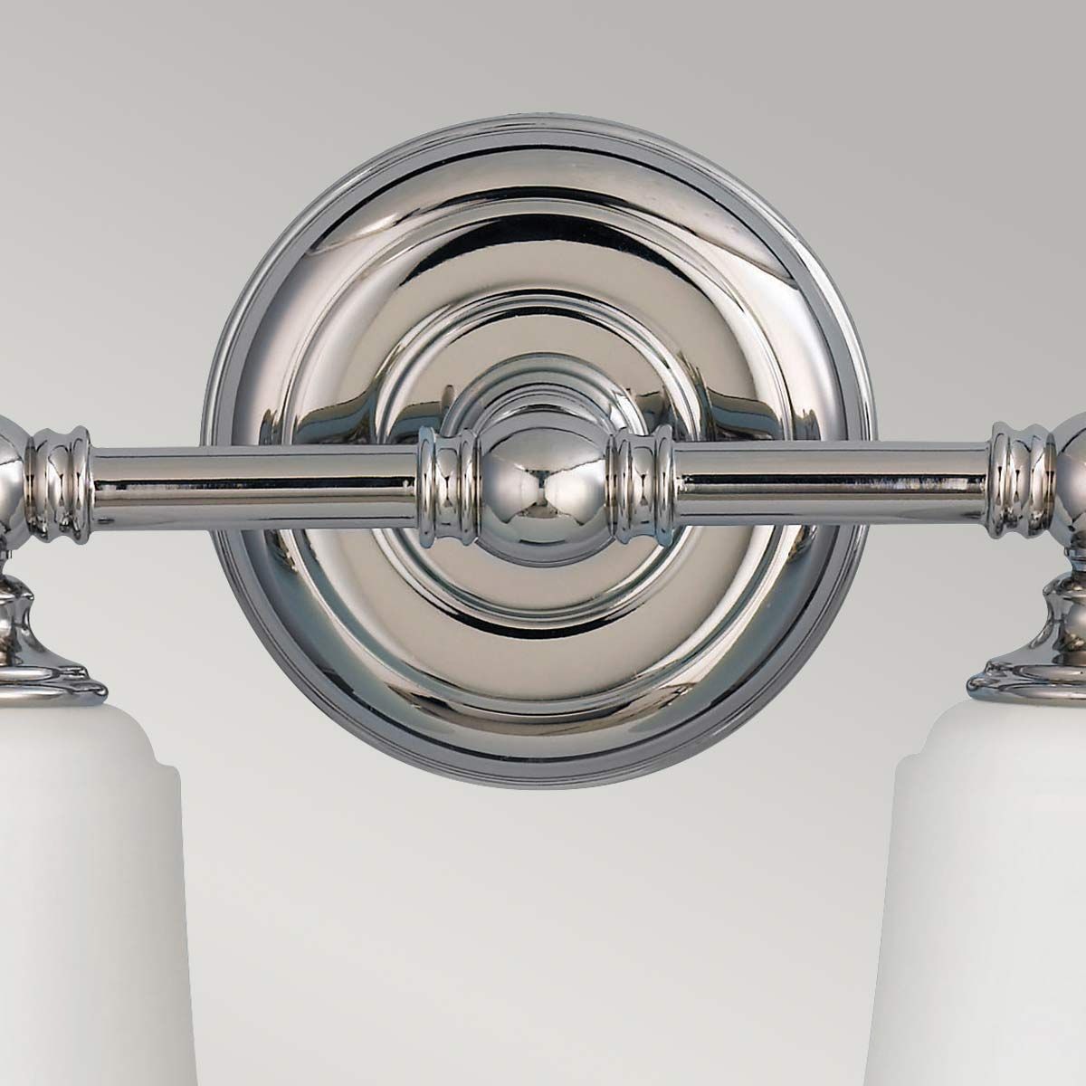 Feiss Huguenot Lake 2 Light Above Mirror Bathroom Light - Polished Chrome