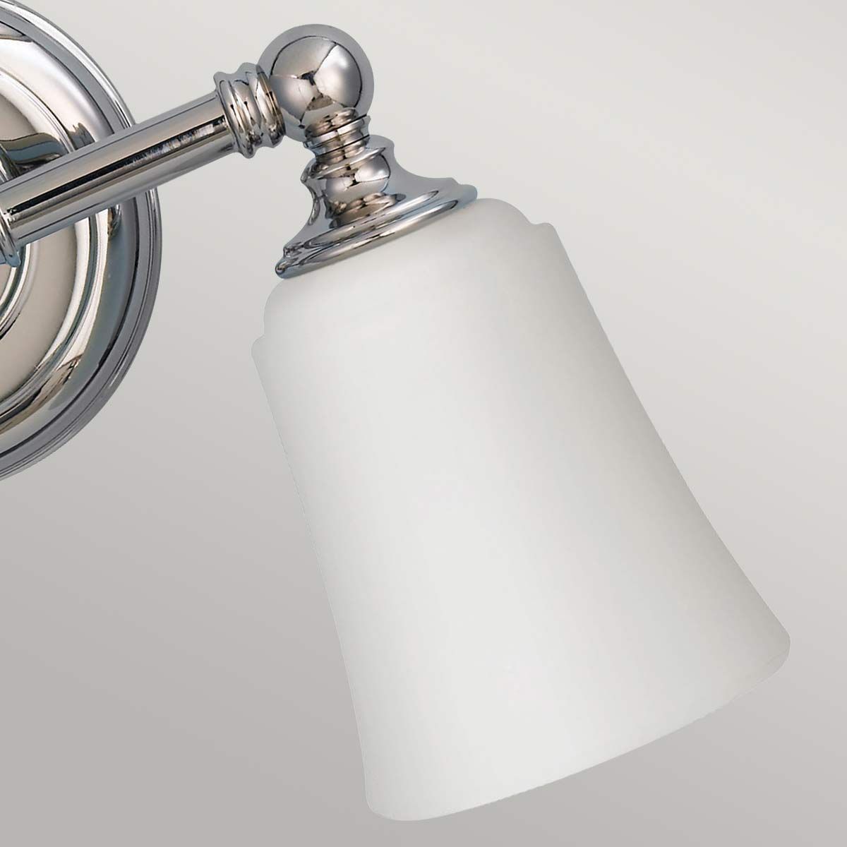 Feiss Huguenot Lake 2 Light Above Mirror Bathroom Light - Polished Chrome