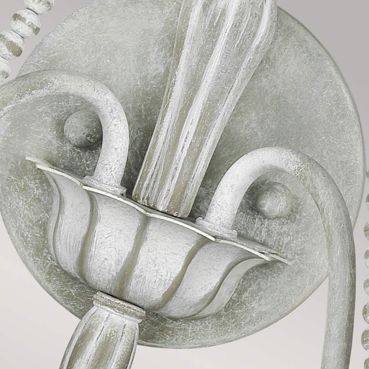 Feiss Maryville 2 Light Wall Light - Washed Grey