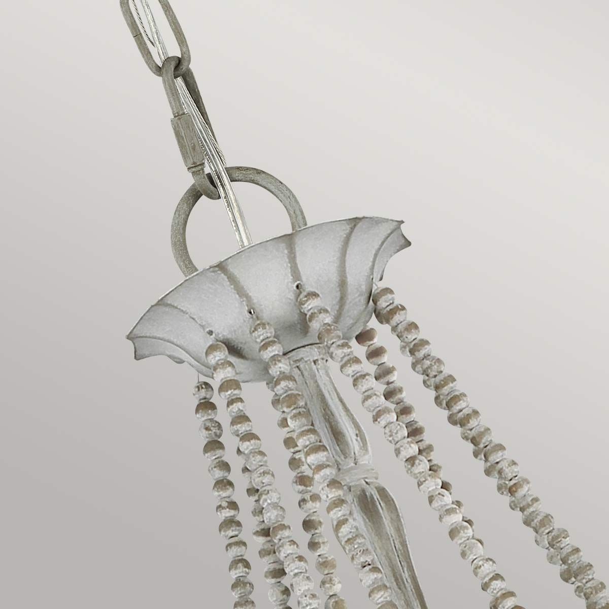 Feiss Maryville 9 Light Chandelier - Washed Grey