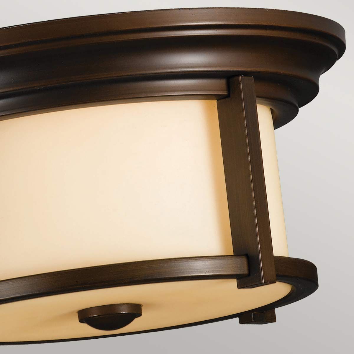Feiss Merrill 2 Light Flush Fitting - Heritage Bronze