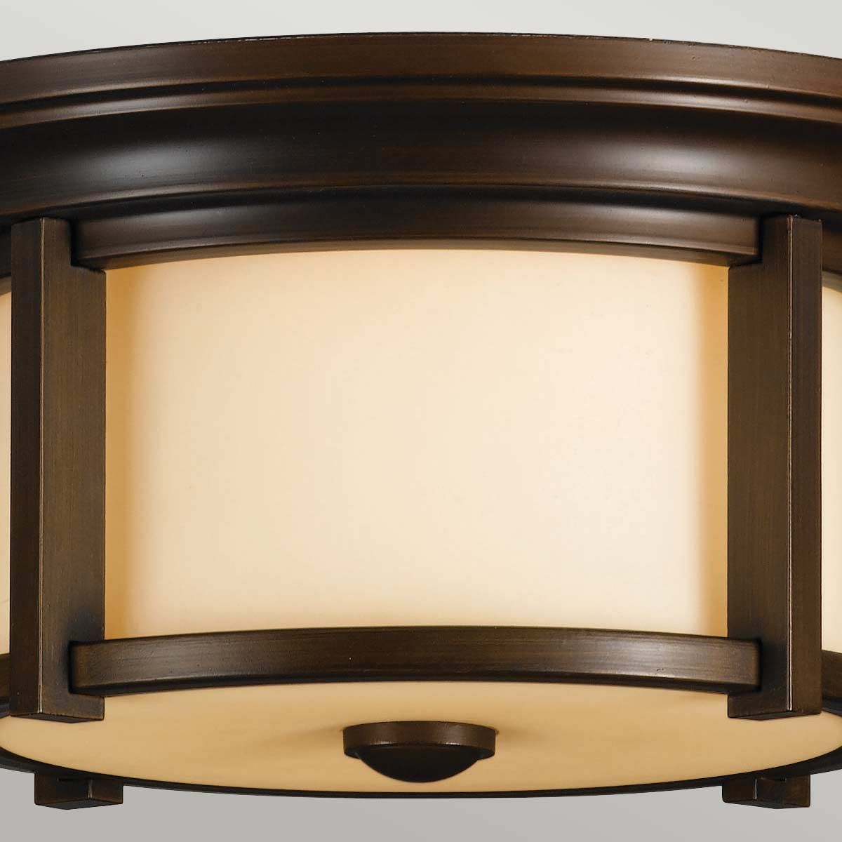 Feiss Merrill 2 Light Flush Fitting - Heritage Bronze