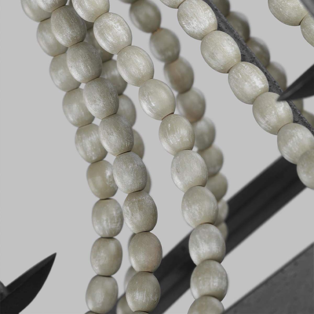 Feiss Nori 3 Light Chandelier - Dark Weathered Zinc & Driftwood Grey
