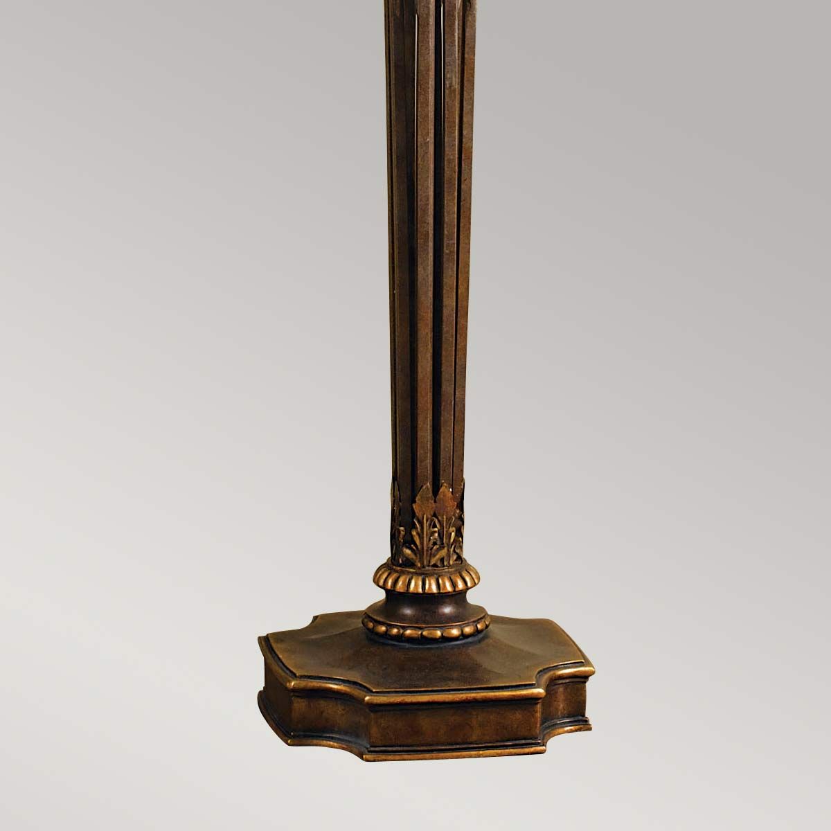 Feiss Opera Single Torchiere Floor Lamp - Firenze Gold