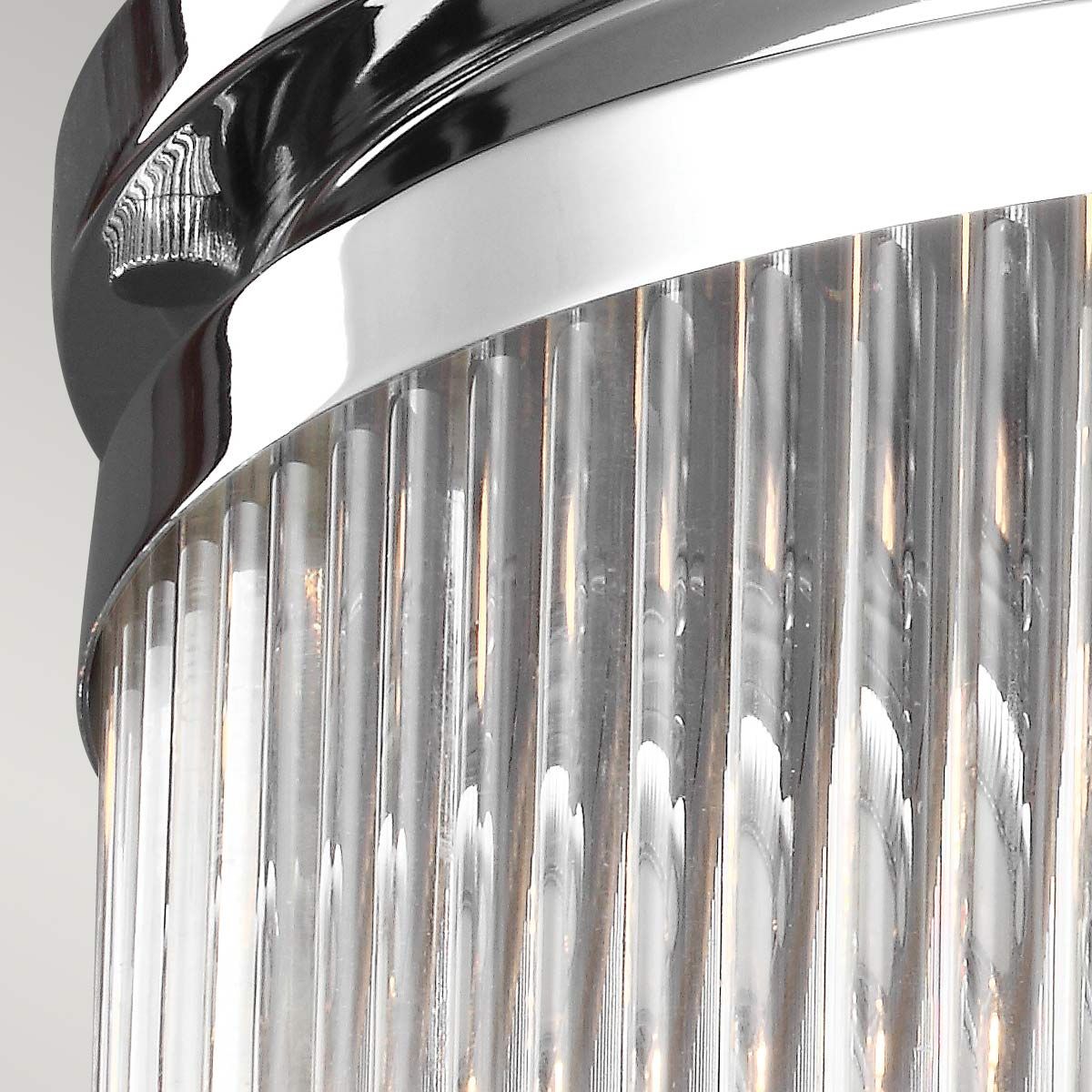 Feiss Paulson 2 Light Flush Fitting - Chrome