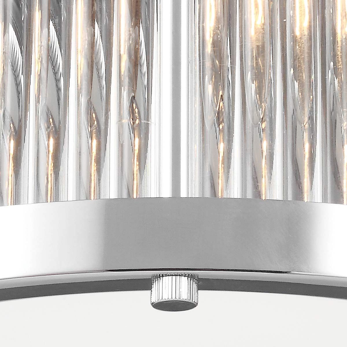 Feiss Paulson 2 Light Flush Fitting - Chrome
