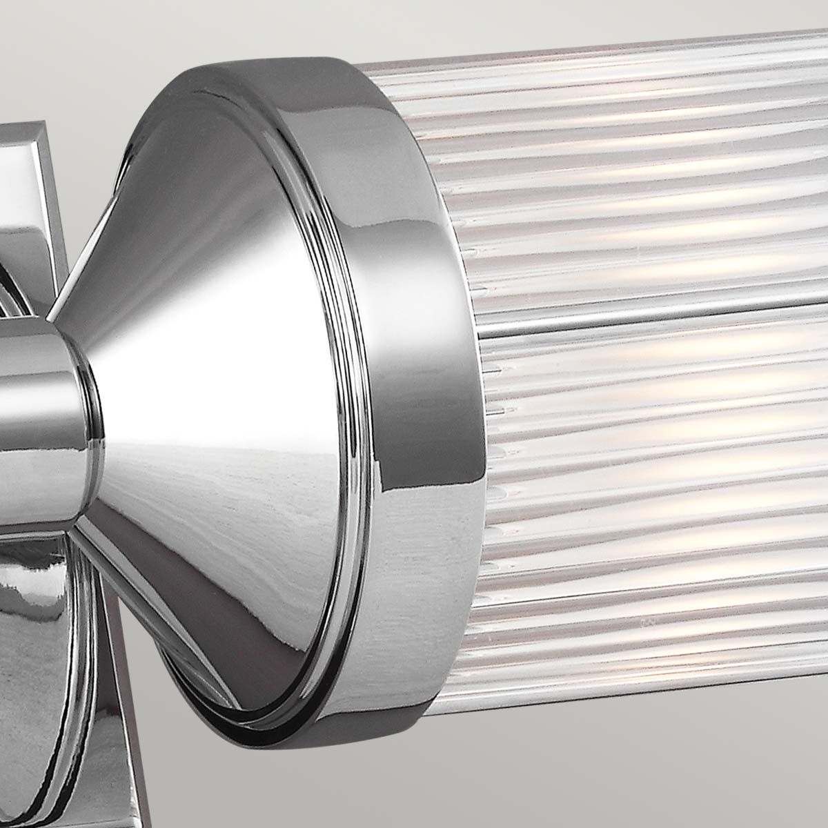 Feiss Paulson 2 Light Bathroom Bar Light - Chrome