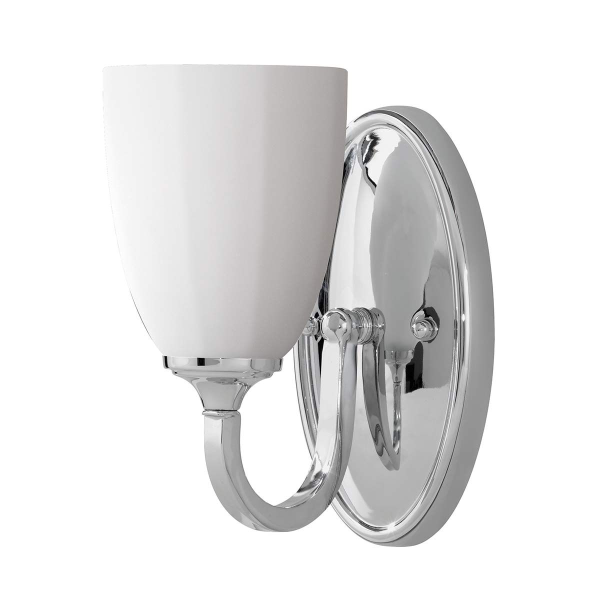 Feiss Perry Single Bathroom Wall Light - Polished Chrome