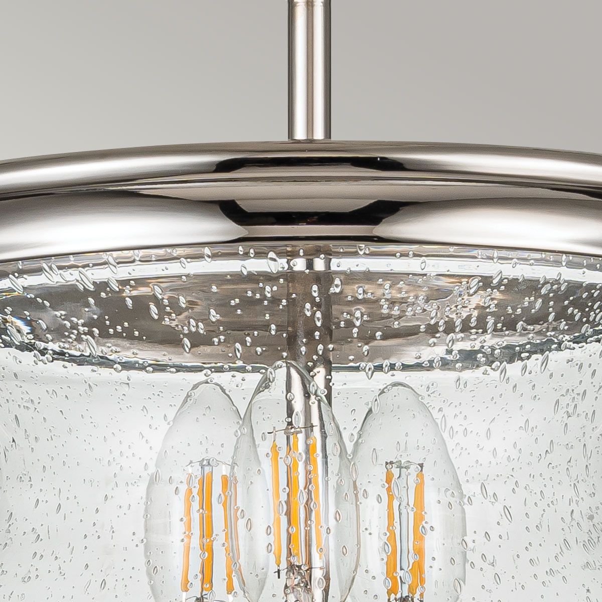 Feiss Pickering Lane 3 Light Semi-Flush - Polished Nickel
