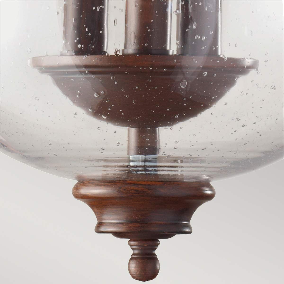 Feiss Pickering Lane 3 Light Semi-Flush Fitting - Heritage Bronze