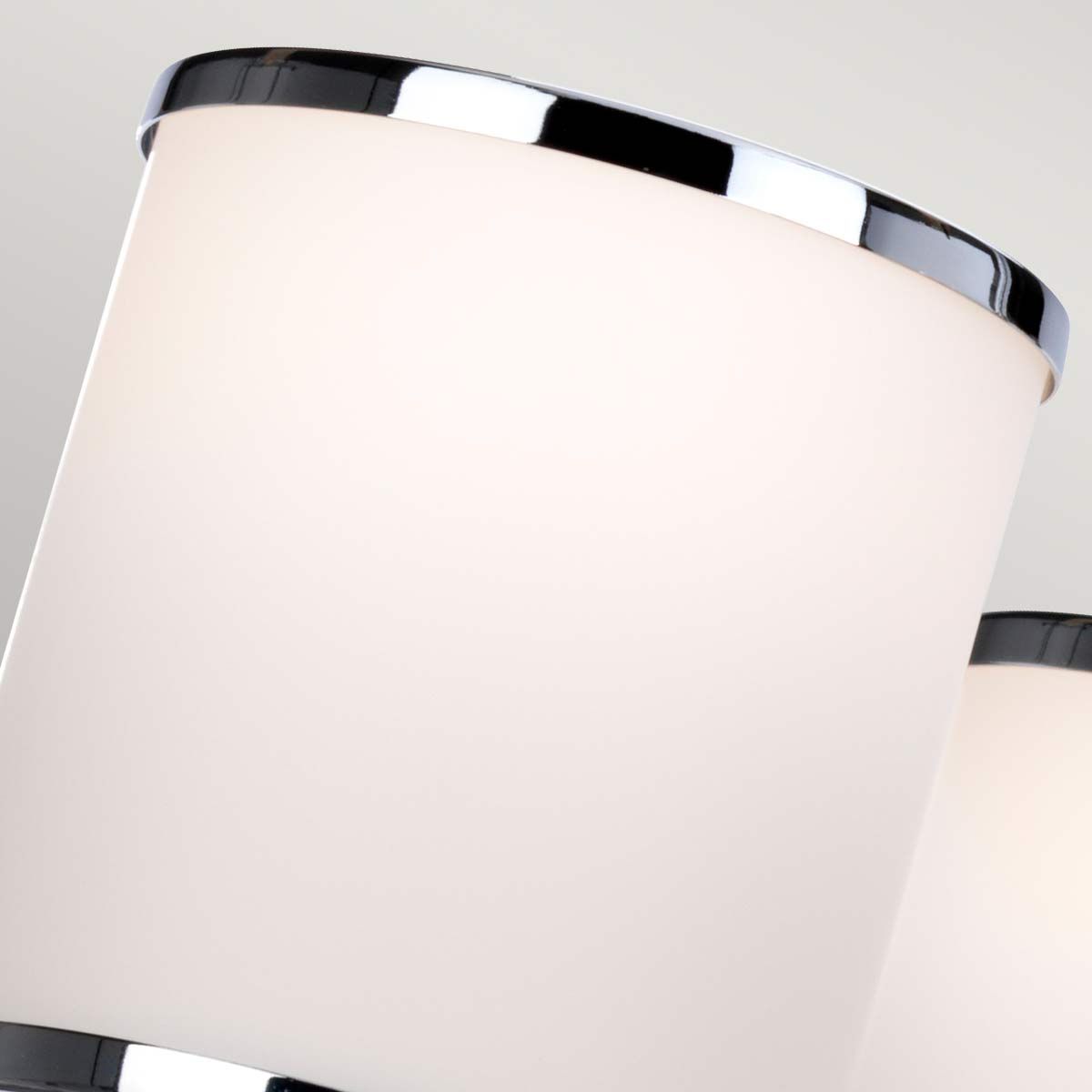 Feiss Prospect Park 5 Light Chandelier - Satin Nickel & Chrome