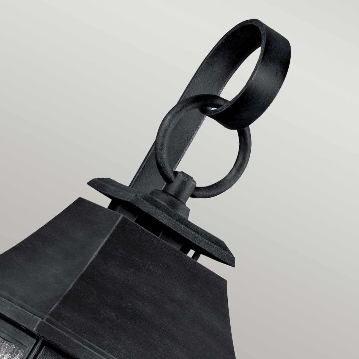 Feiss Shepherd 2 Light Medium Wall Lantern - Dark Weathered Zinc