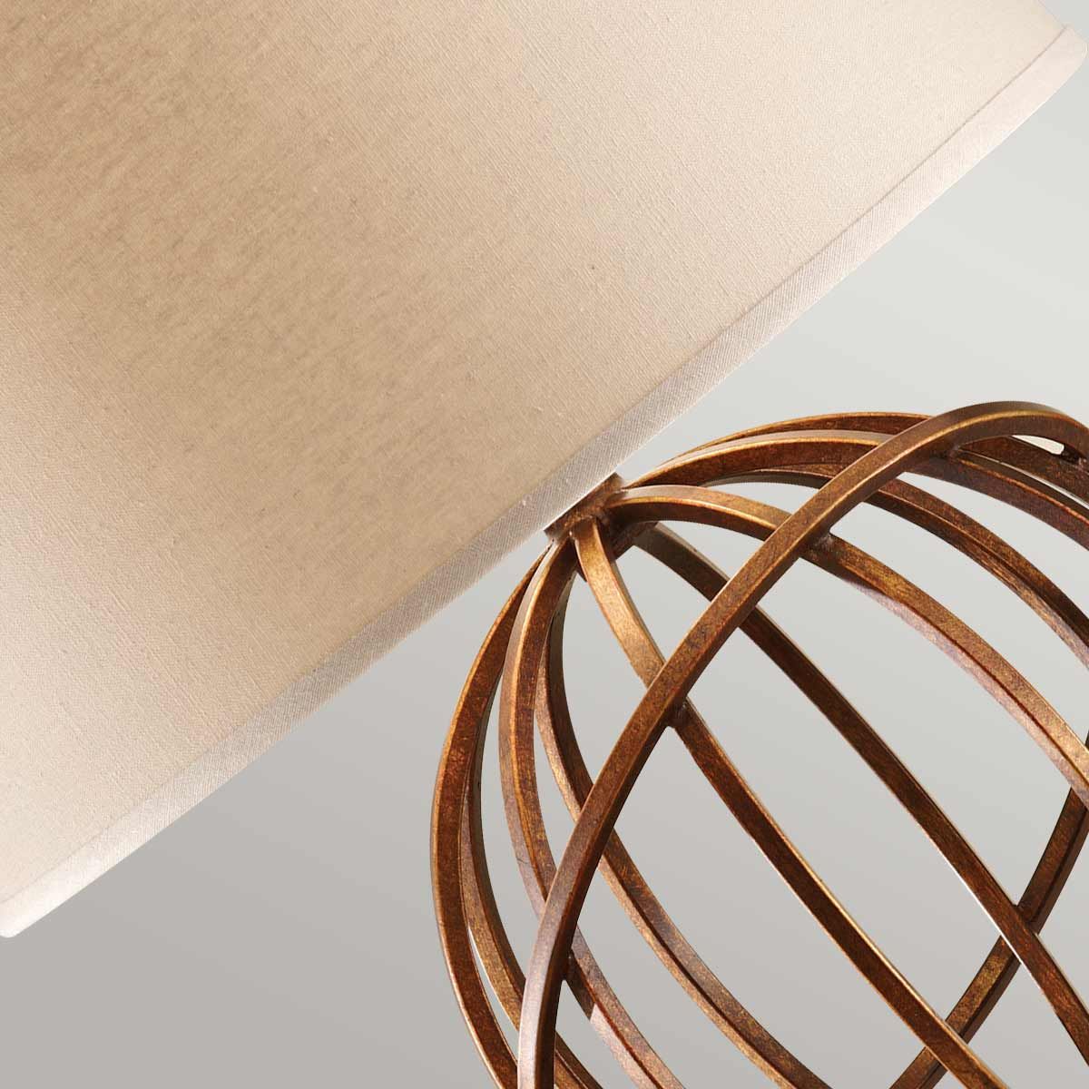Feiss Spencer Single Table Lamp - Firenze Gold