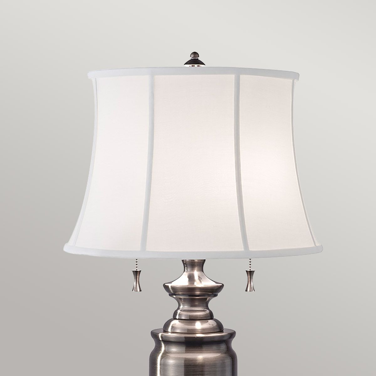 Feiss Stateroom 2 Light Table Lamp - Antique Nickel