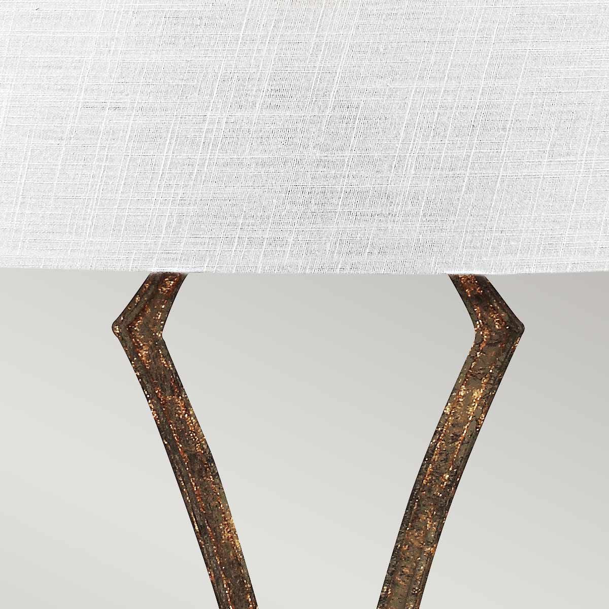 Feiss Tilling Single Wall Light - Distressed Gold Leaf