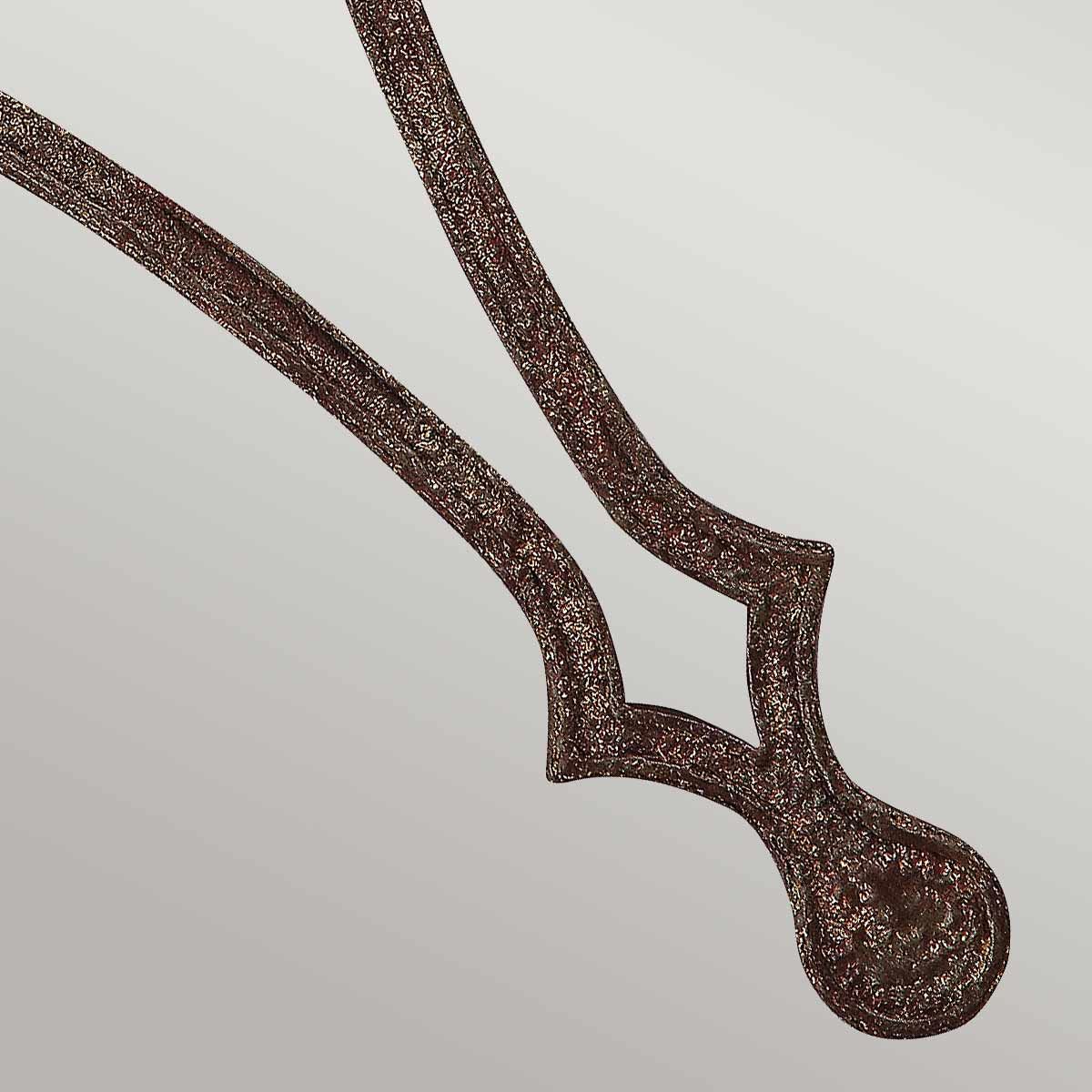 Feiss Tilling Single Wall Light - Weathered Iron