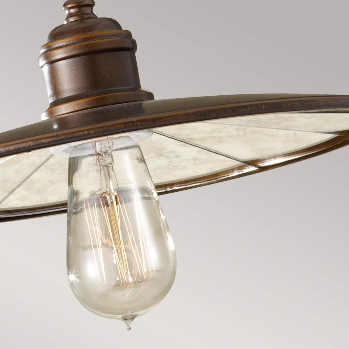Feiss Urban Renewal Single Pendant - Astral Bronze