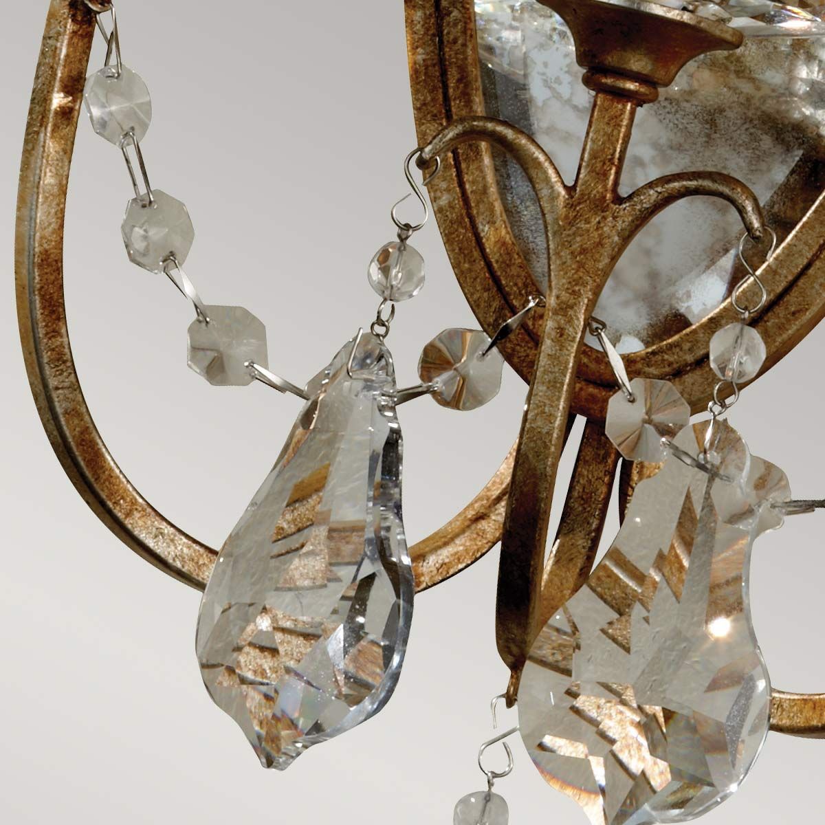 Feiss Valentina 3 Light Wall Light - Oxidized Bronze