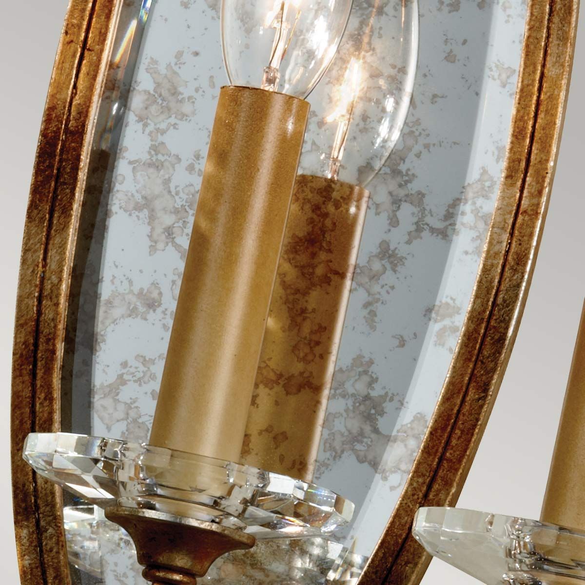 Feiss Valentina 3 Light Wall Light - Oxidized Bronze