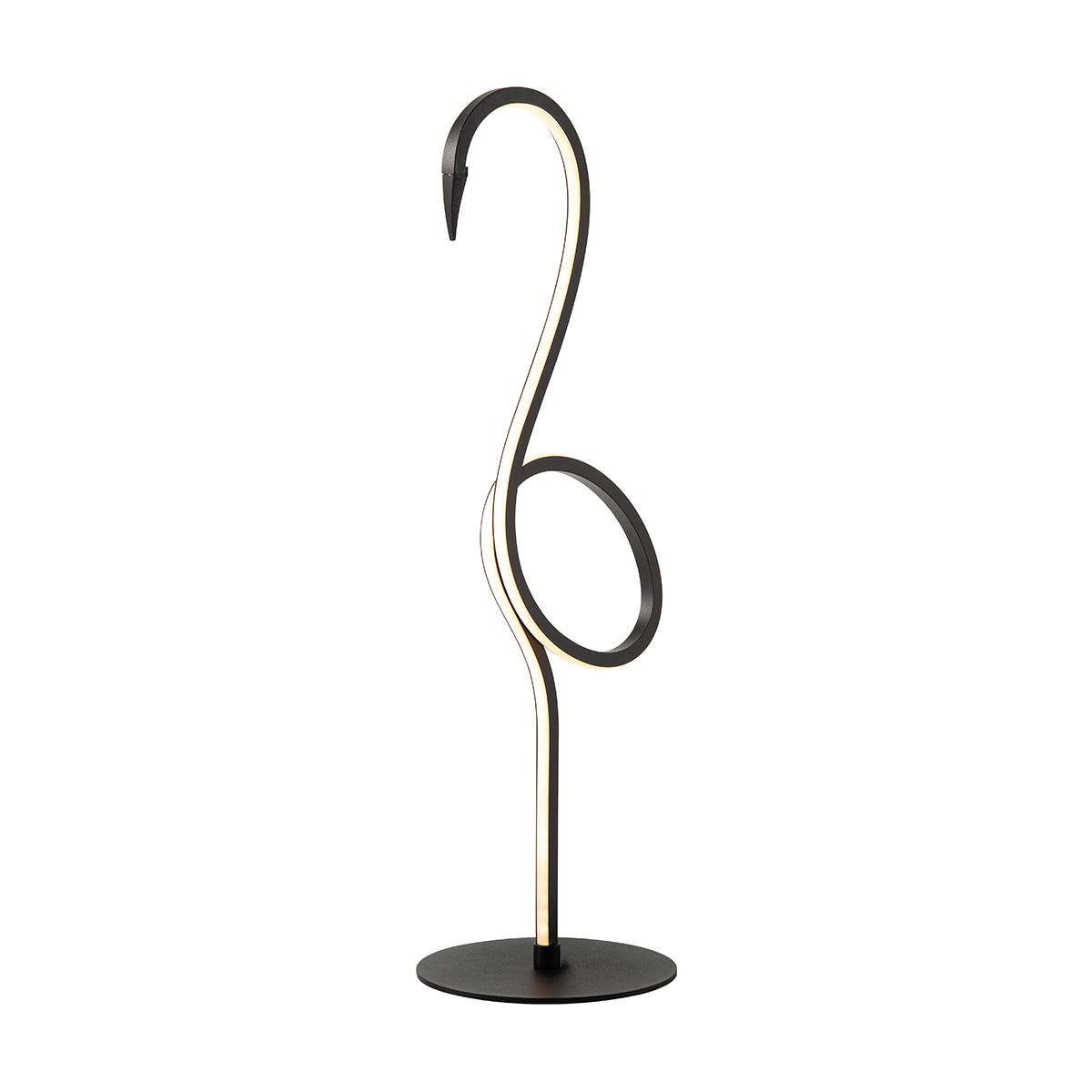Elstead Flamingo LED Table Lamp - Black