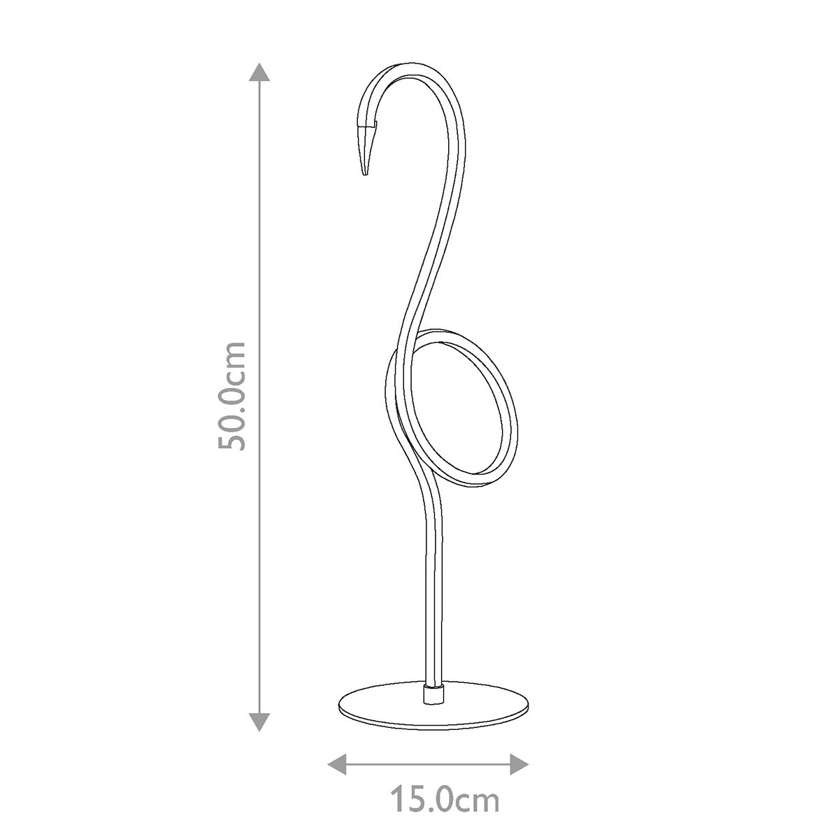 Elstead Flamingo LED Table Lamp - White