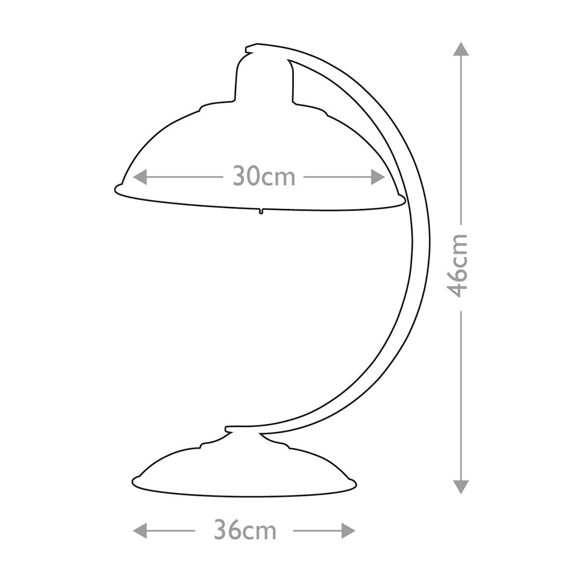 Elstead Franklin Single Desk Lamp - Oyster White