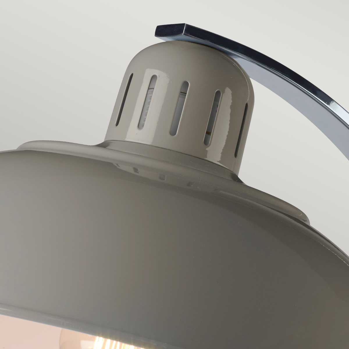 Elstead Franklin Single Desk Lamp - Tarpaulin Grey