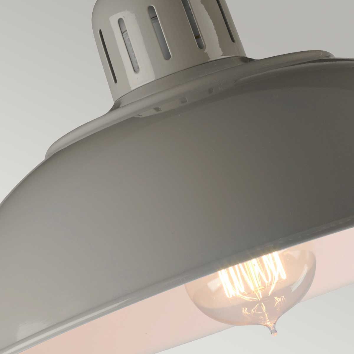 Elstead Franklin Single Desk Lamp - Tarpaulin Grey