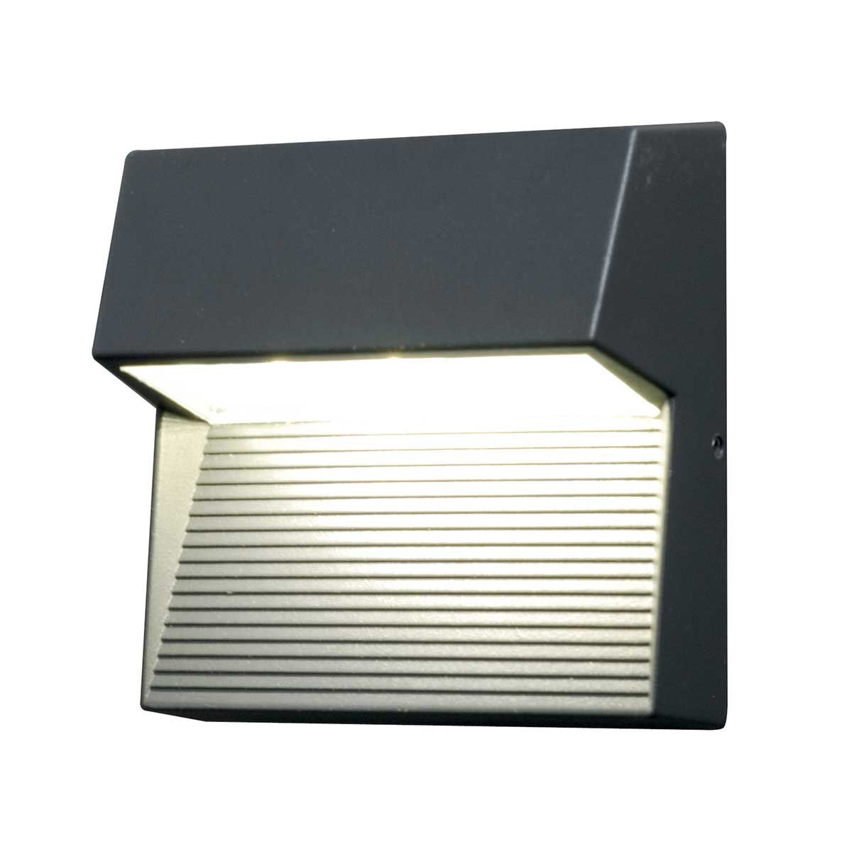 Elstead Freyr Square Single Wall Light - Graphite