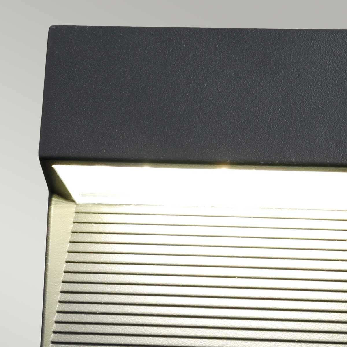 Elstead Freyr Square Single Wall Light - Graphite