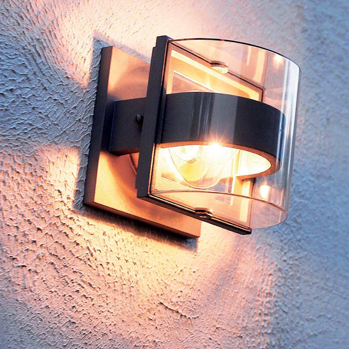Elstead Frida Single Small Wall Light - Graphite
