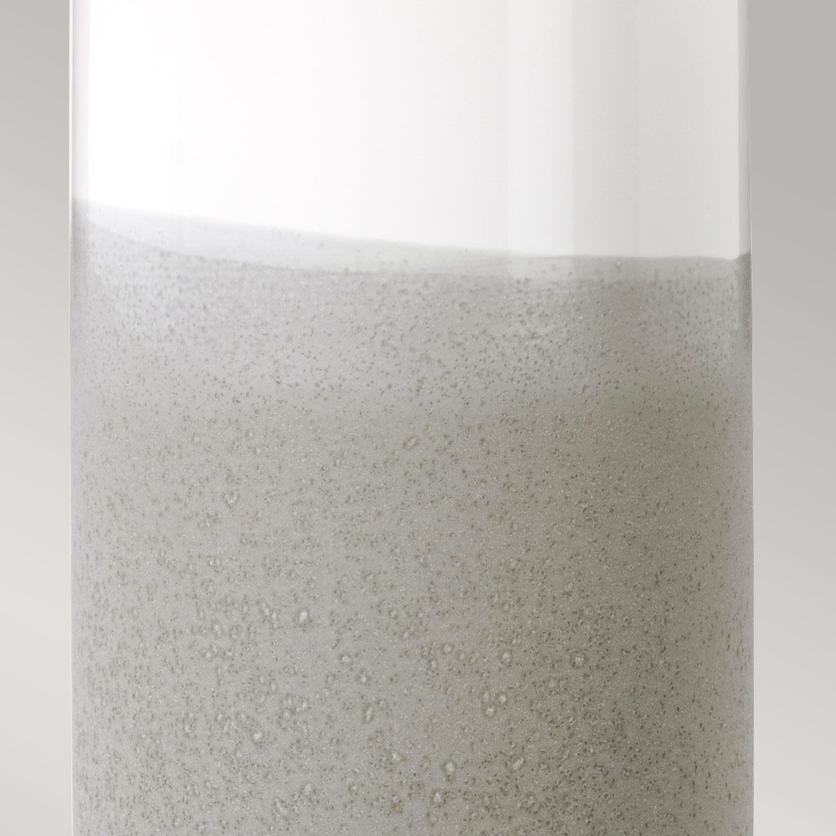 Elstead Fulwell Single Table Lamp - White Gloss & Matt Grey